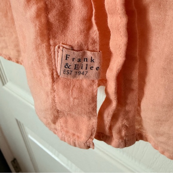 Frank & Eileen Luke Men’s Peach Longsleeve Lightweight Button Up, XXL - Picture 4 of 12